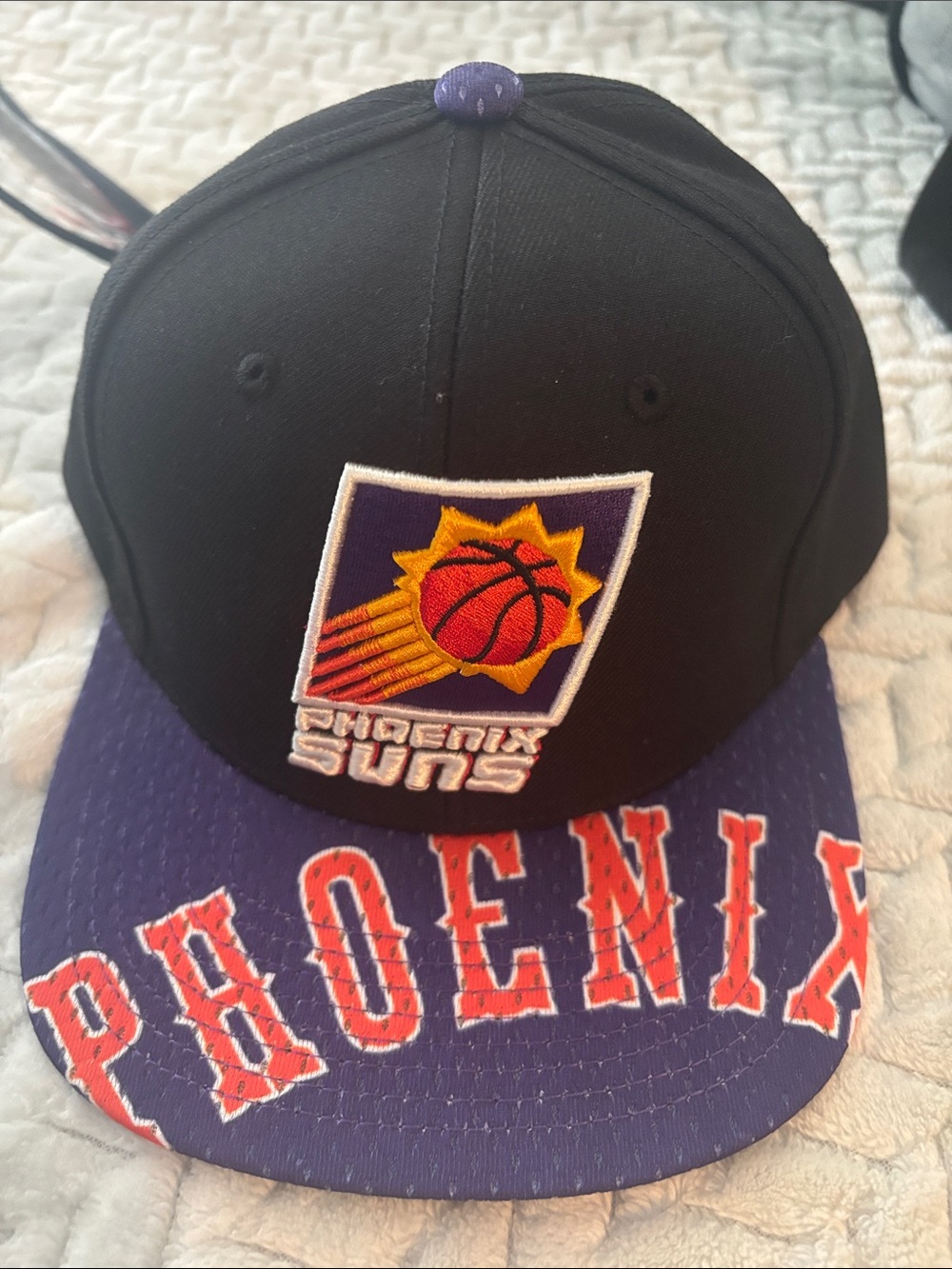 Mitchell & Ness Phoenix Suns Black & Purple Snapback Hat